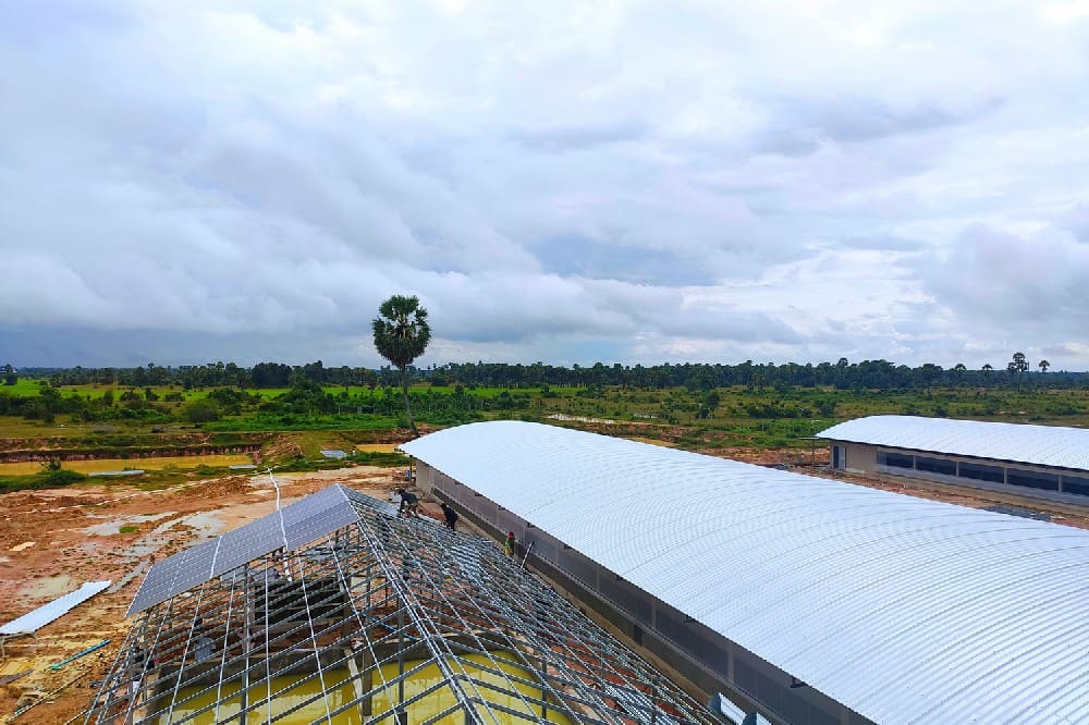 Kampong Cham, Cambodia - Farm Pure Off-grid Optical Storage System