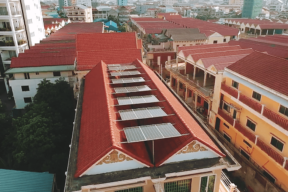 Bangkok, Thailand – Photovoltaik-Speicherprojekt „Farm Villa“.