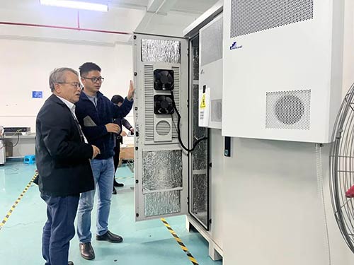 Dongguan New Energy Research Institute to visit guidance